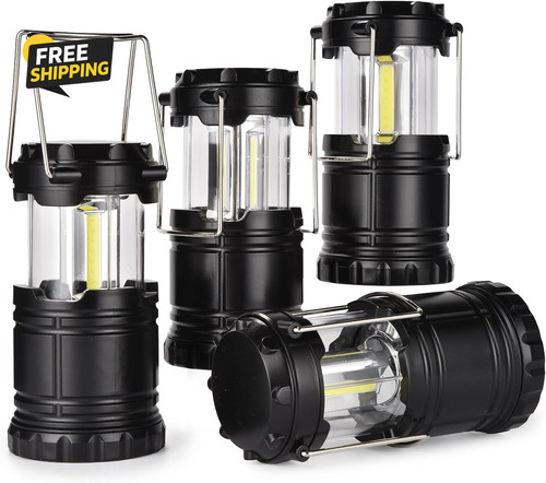 4pack led camping lanterns - 4pack,