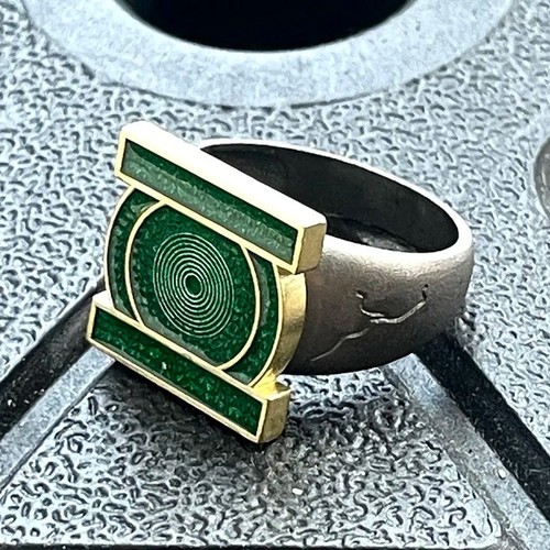 Green lantern ring metal - metal, corps